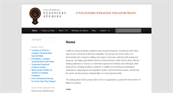 Desktop Screenshot of calclassicalstudies.org
