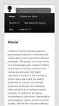 Mobile Screenshot of calclassicalstudies.org